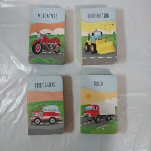 Sassi Junior Pre-K Boy's Books Motorcycle  Construction  Firefighters  Trucks